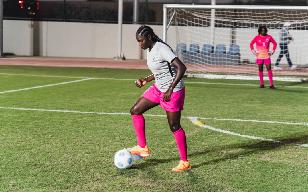 las goleadoras ya son semifinalistas en el campeonato mundial infantil de fútbol de SWCU en qatar